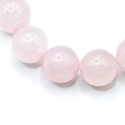 薄暮の海辺｜ローズクォーツ × 水晶ブレスレット